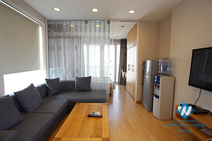 Lake view one bedroom rental apartment on Dang Thai Mai, Tay Ho